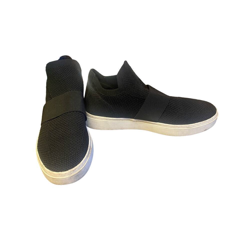 Eileen Fisher Pari Platform Sneaker in black, Women's Pull On High Top Size 11